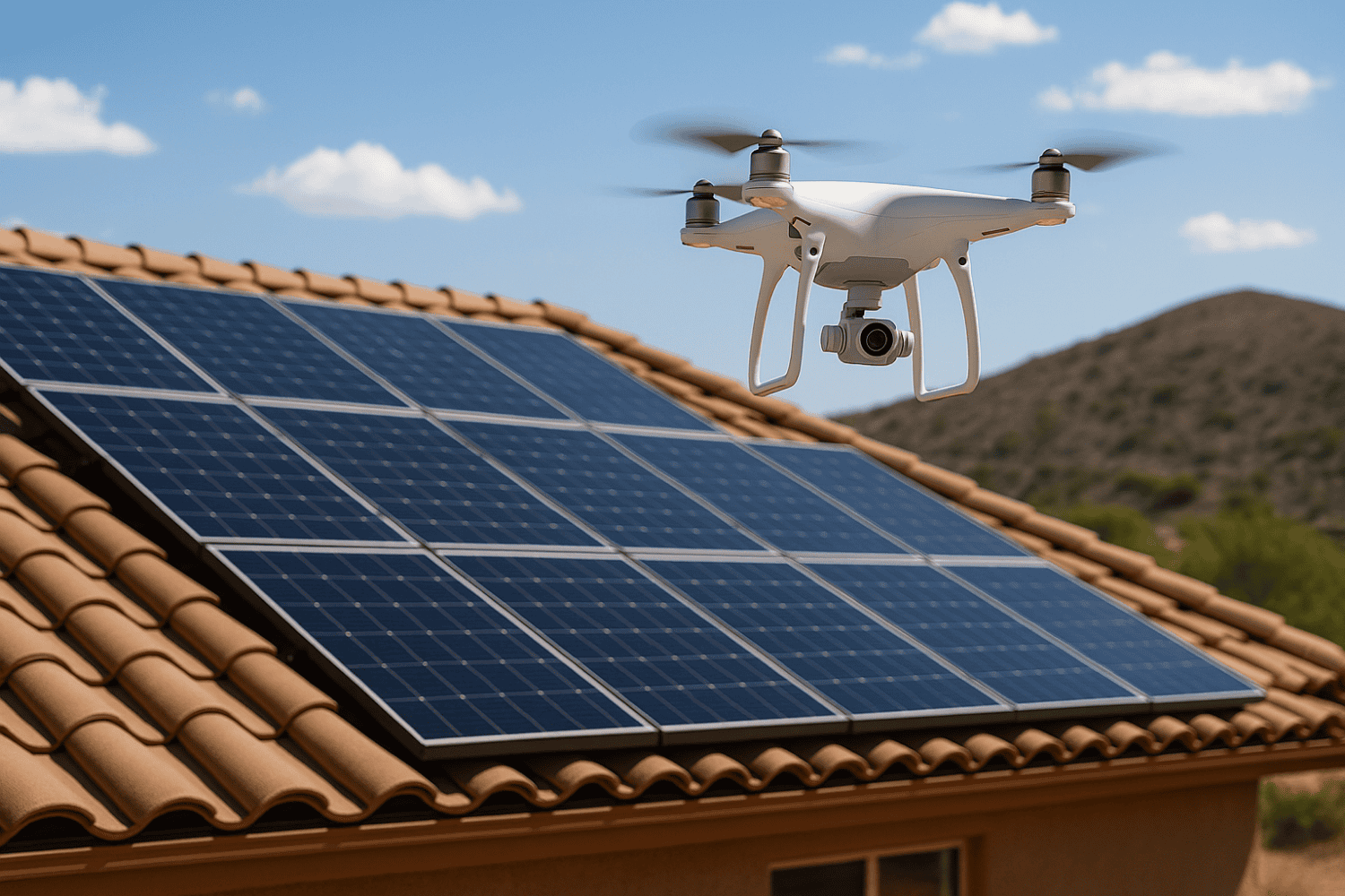 Drones for Solar Panel Inspection - Southwest Home Inspect